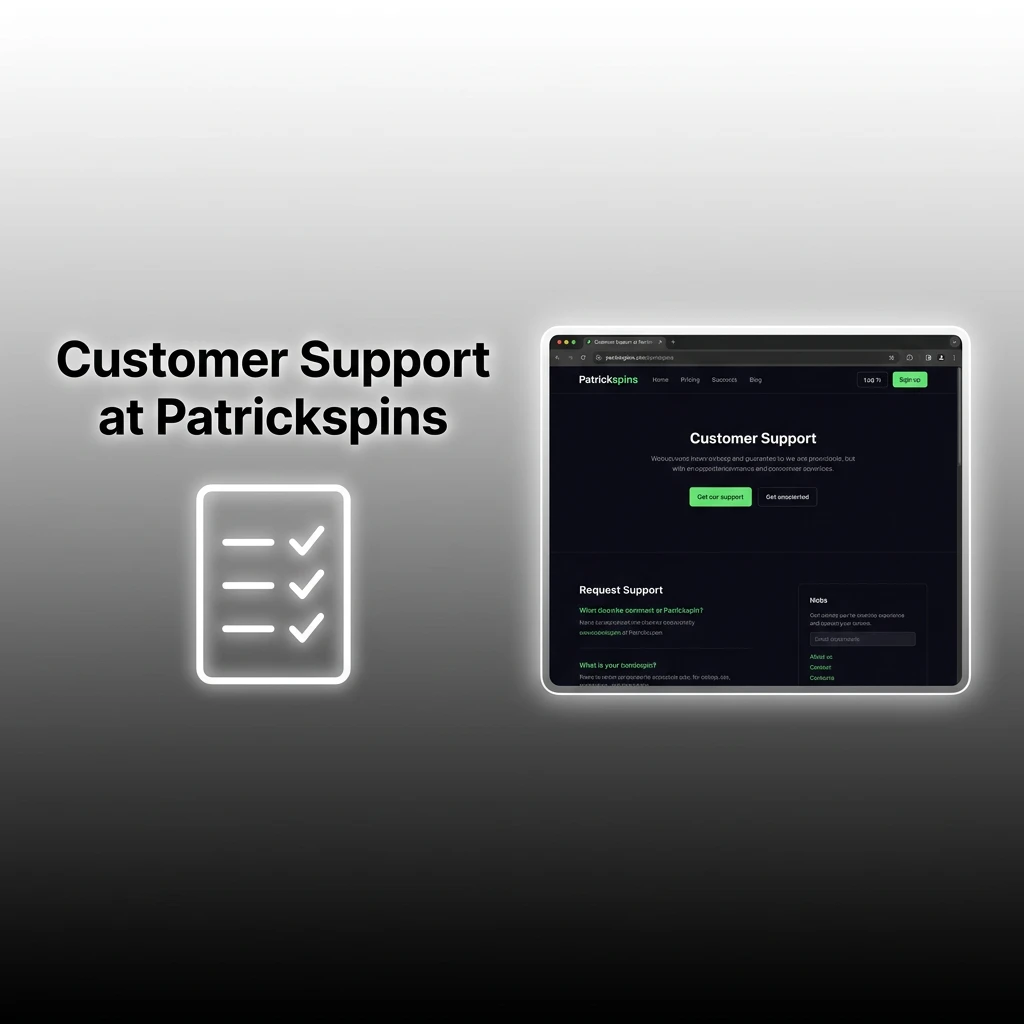 Customer Support at Patrickspins