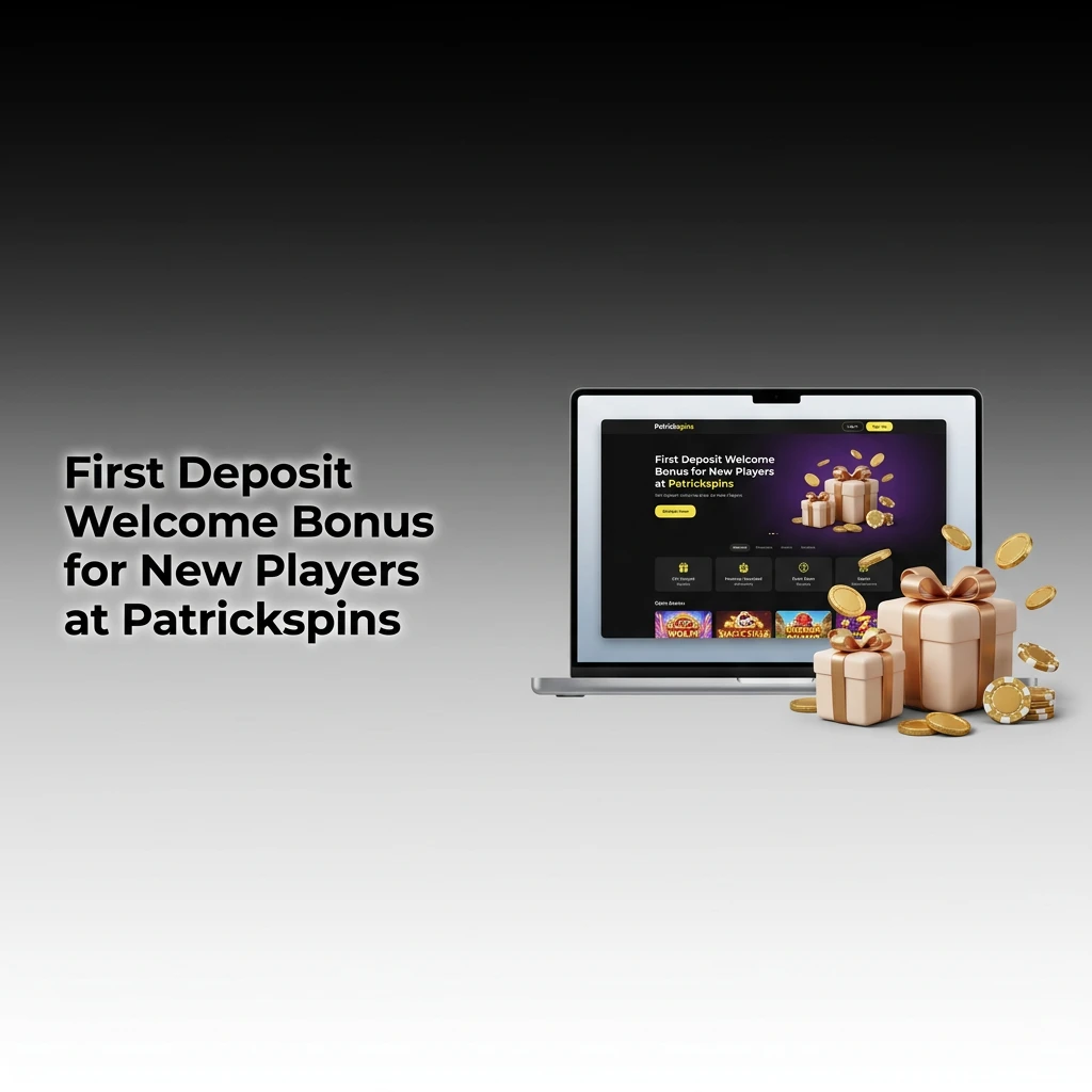 First Deposit Welcome Bonus for New Players at Patrickspins
