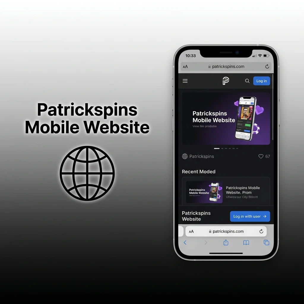 Patrickspins Mobile Website