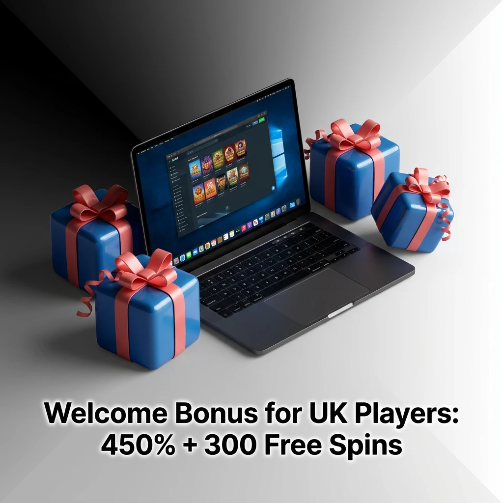 Welcome Bonus for UK Players: 450% + 300 Free Spins