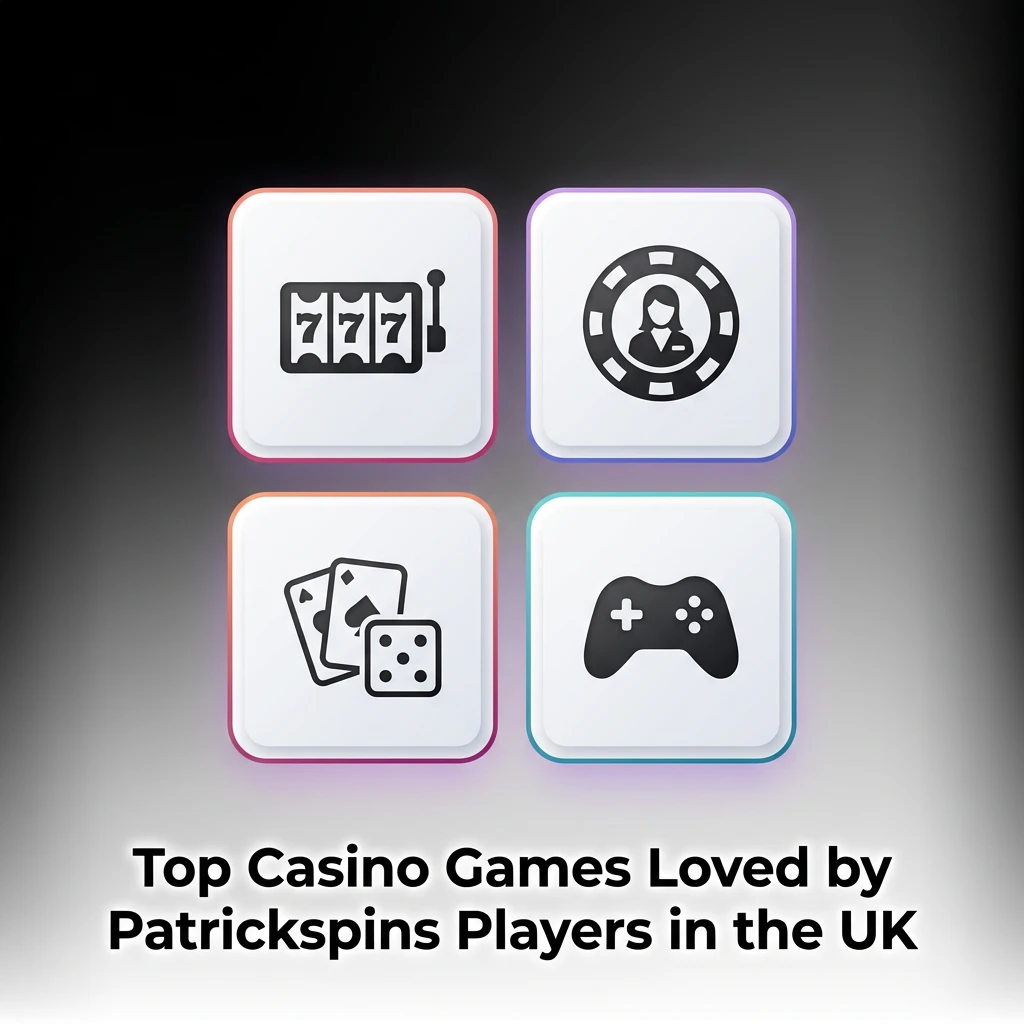 Top Casino Games Loved by Patrickspins Players in the UK