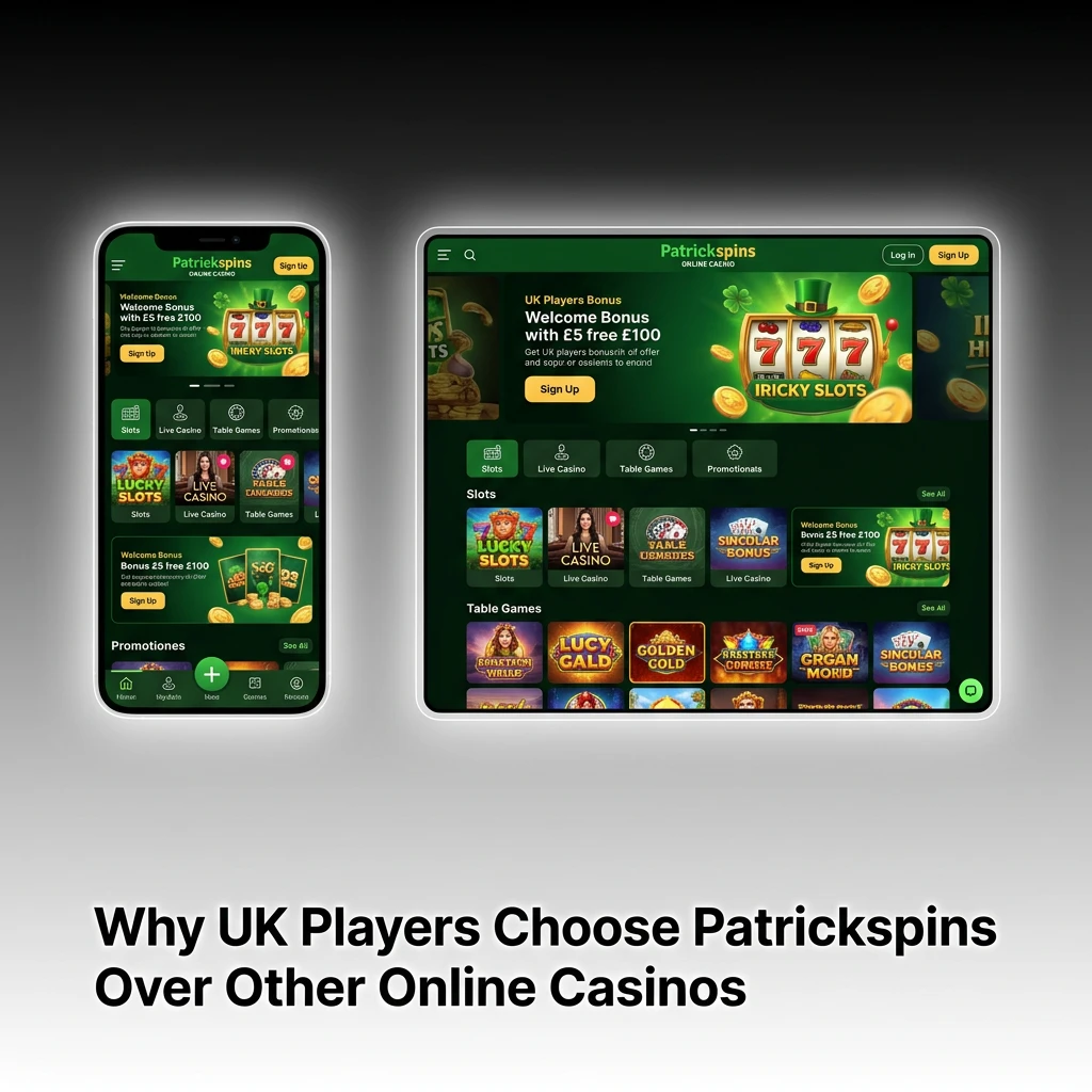 Why UK Players Choose Patrickspins Over Other Online Casinos
