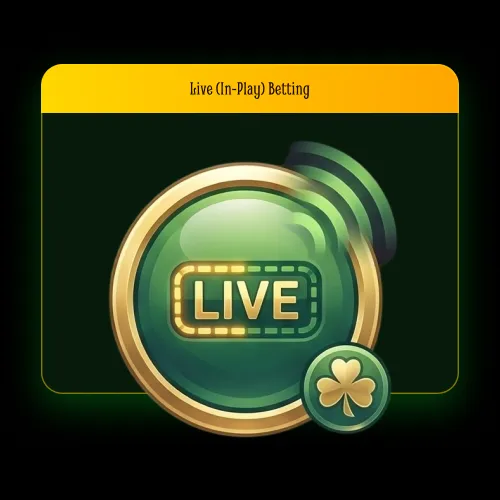 Live in-play betting on Patrickspins with odds adjusting in real time during events.