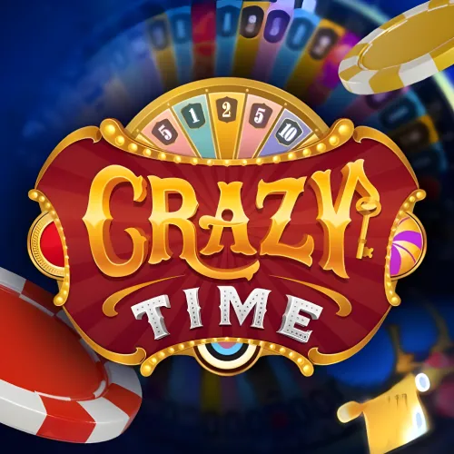 Crazy Time live game show with four bonus rounds on Patrickspins UK from Evolution.