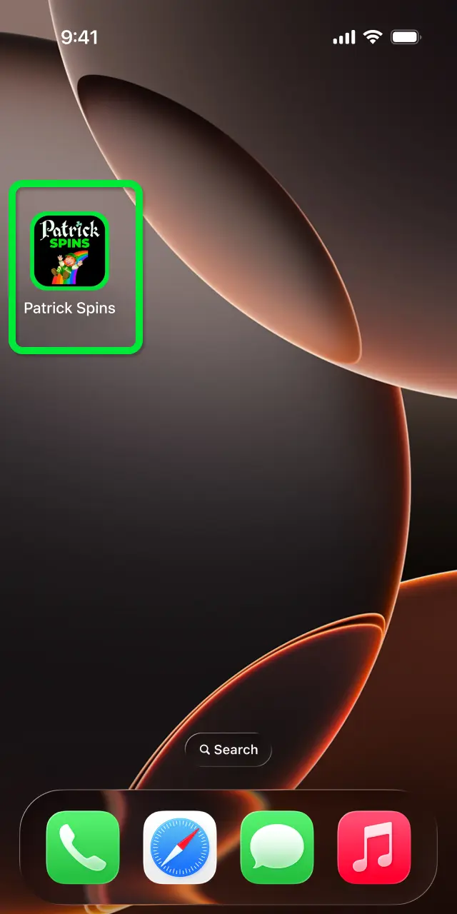Tap Add to confirm the Patrickspins shortcut on your iOS home screen.