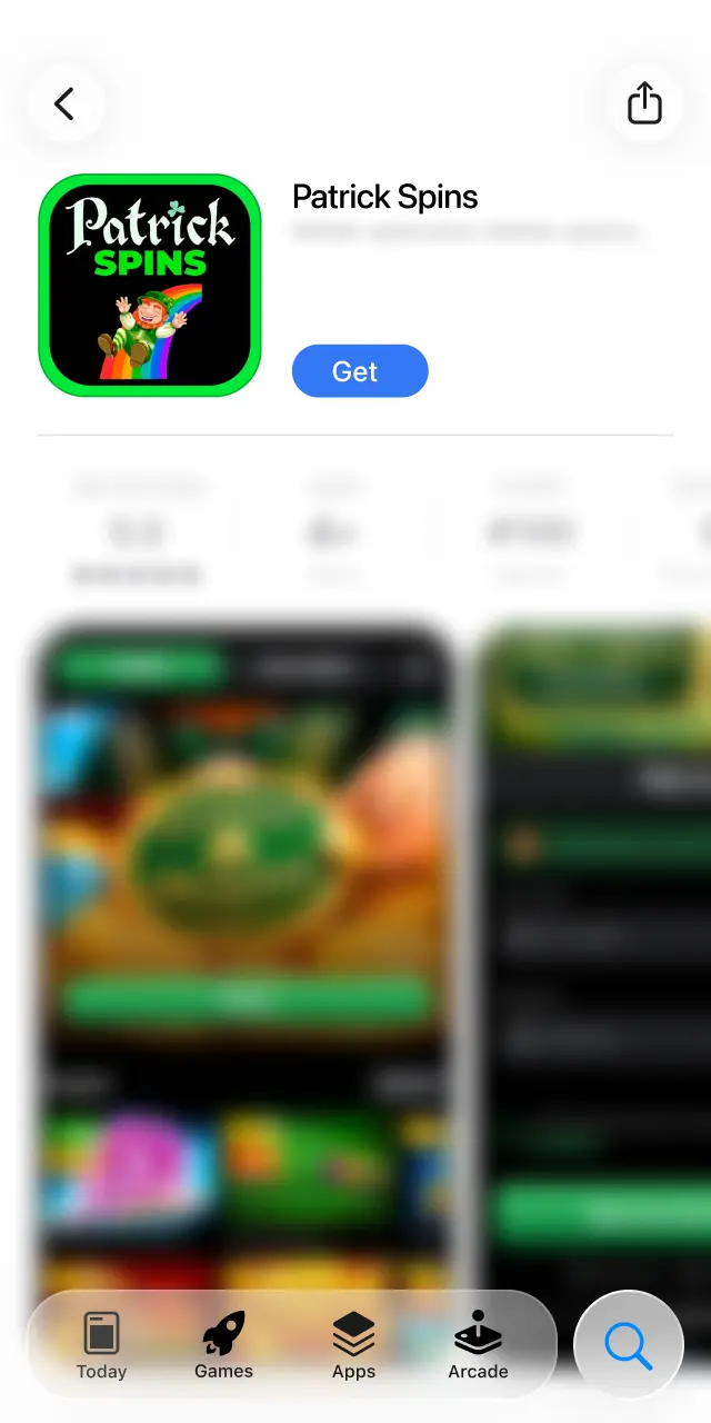 You will be redirected to the official App Store page for Patrickspins.