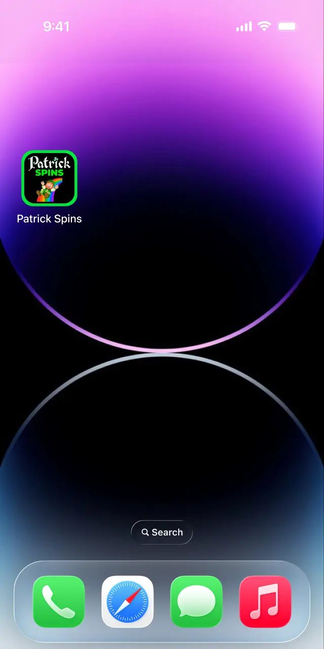 Tap Add to confirm the Patrickspins shortcut and start playing Aviator.