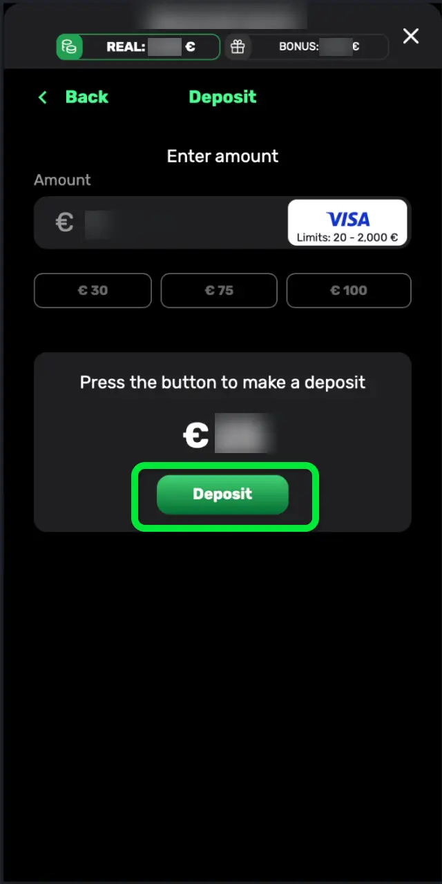 Go to the Promotions page on Patrickspins UK, select your offer, and click Activate.