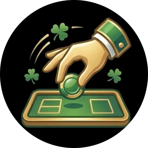 Table games at Patrickspins UK with European Roulette, Blackjack, and Baccarat.