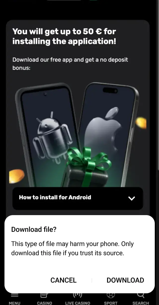 Use the Download APK button on this page to start downloading the Patrickspins .apk file.